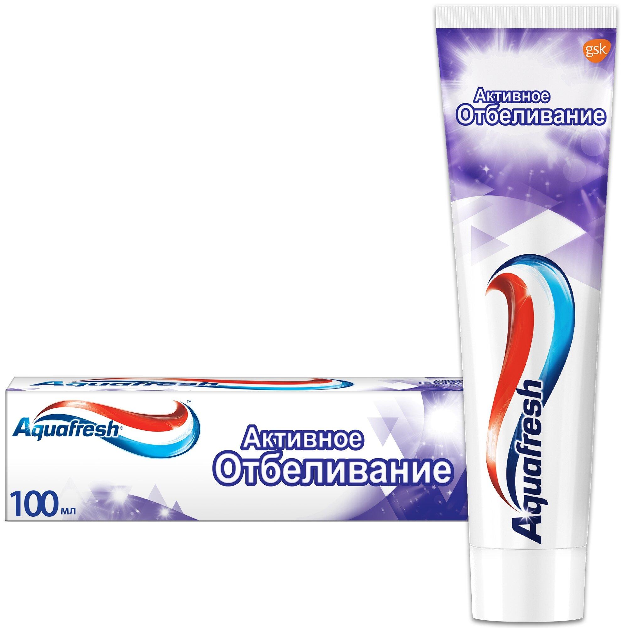 Зубная паста Aquafresh Active White 100 мл., картон