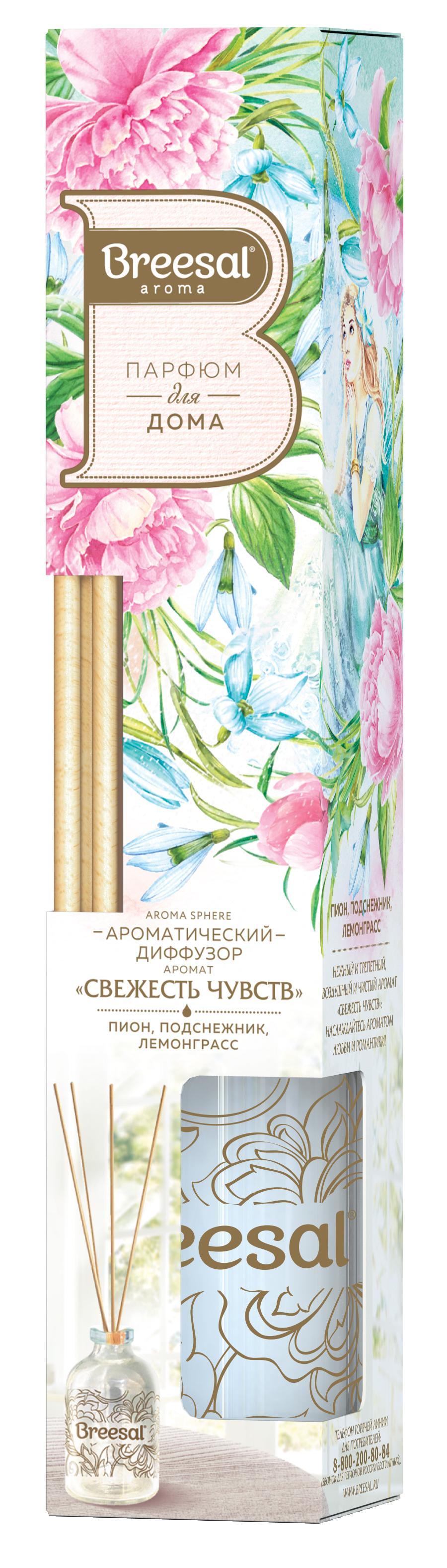 Ароматический диффузор Breesal Aroma Sphere нежный поцелуй, картон