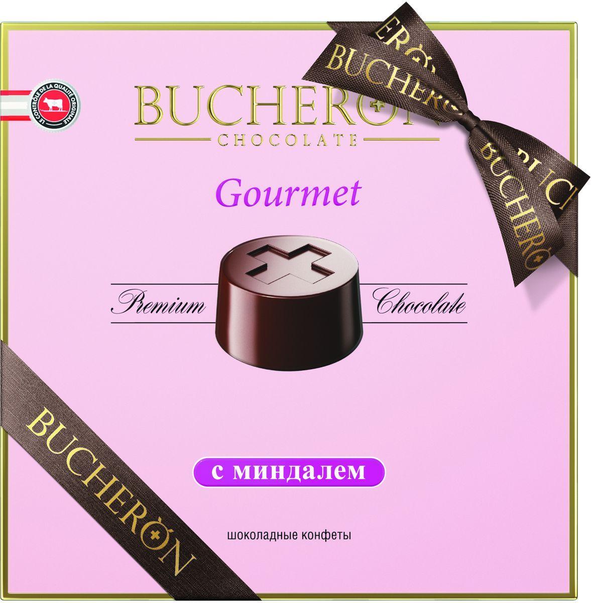 Конфеты шоколадные Bucheron Gourmet с миндалем 180 гр., картон