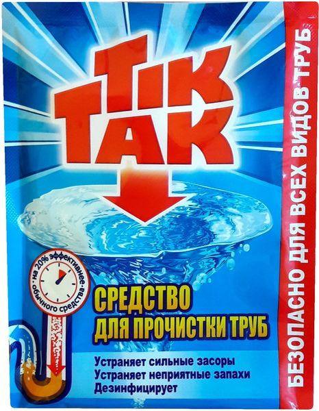 Средство для прочистки труб Chirton Тик-Так 90 гр., саше