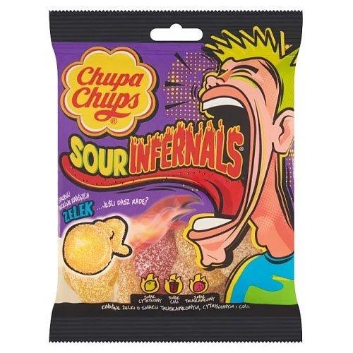 Мармелад Chupa Chups zelki Infernals 90 гр, флоу-пак