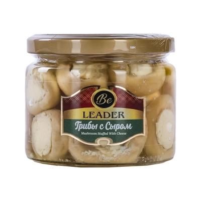 Грибы LEADER с сыром 290 гр., стекло