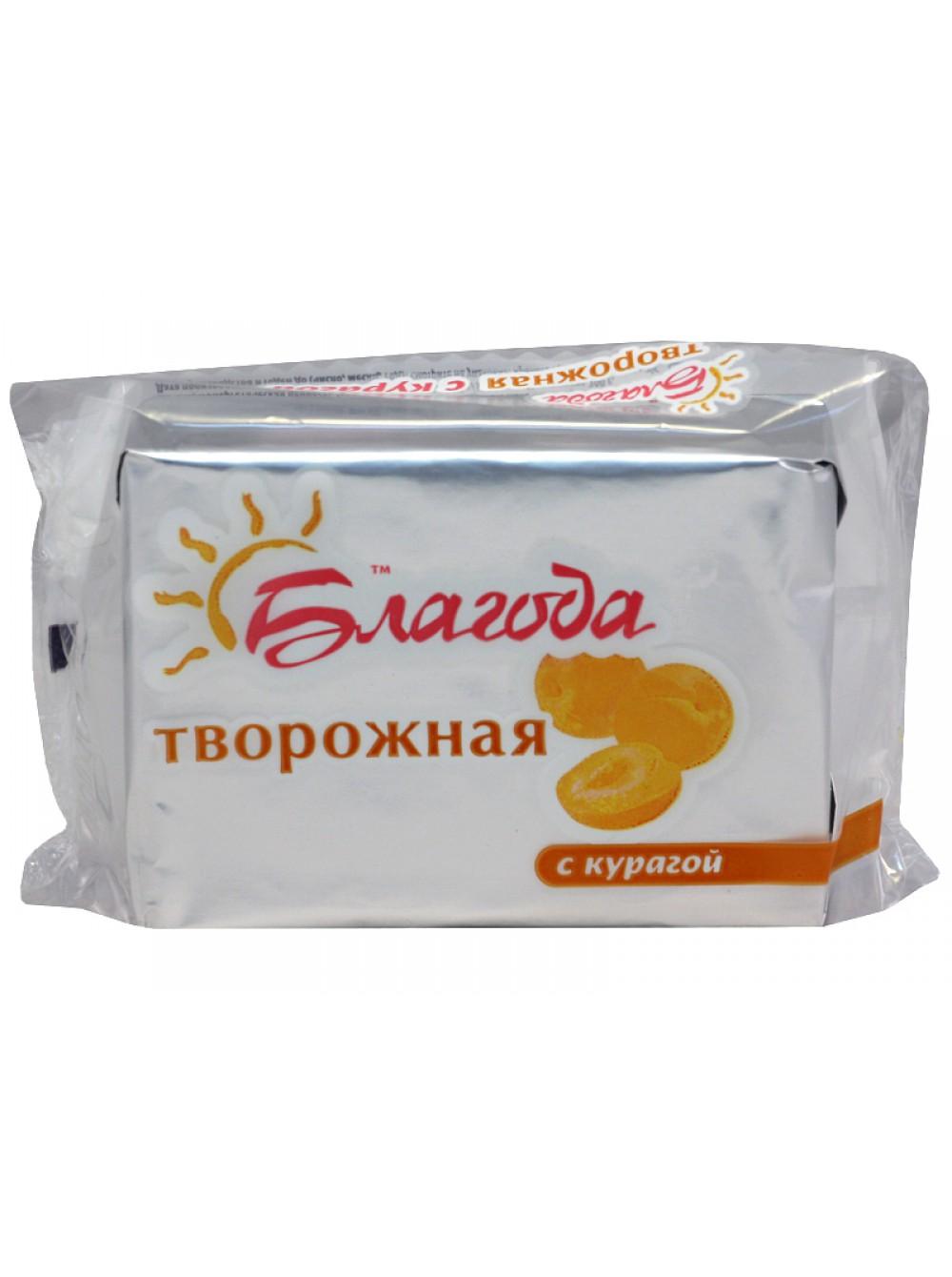 Продукт творожный Благода с курагой 23% 200 гр., флоу-пак