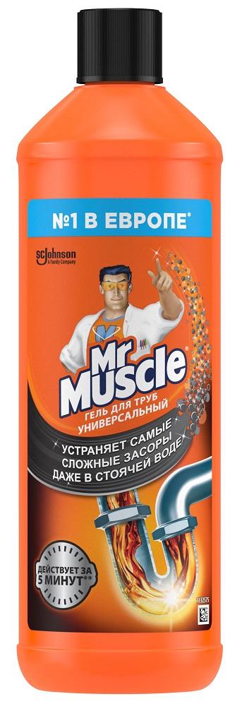 Гель Mr Muscle для прочистки труб, Универсальный, 1 л., ПЭТ
