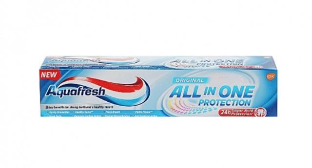 Зубная паста, Aquafresh All-in-One Protection Extra Fresh, 75 мл., картонная коробка