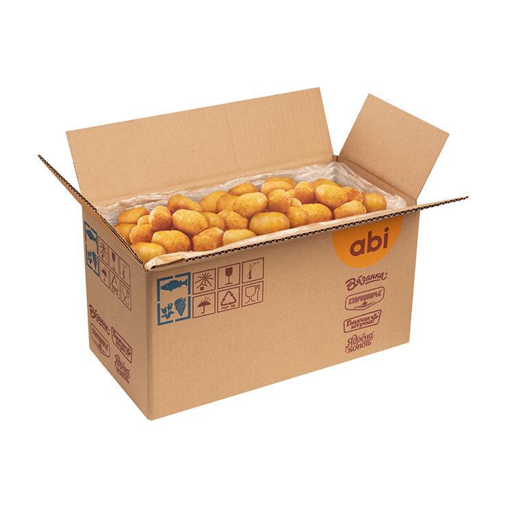 Мини-сосиски в тесте Зареченские продукты 3,7 кг., картон