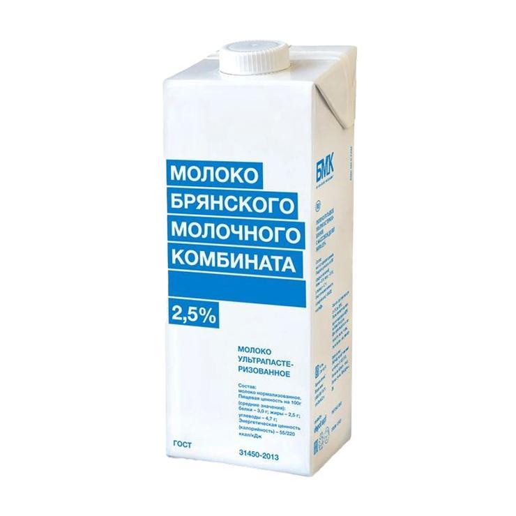 Молоко БМК ультрапастеризованное 2,5%, 1 л., тетра-пак