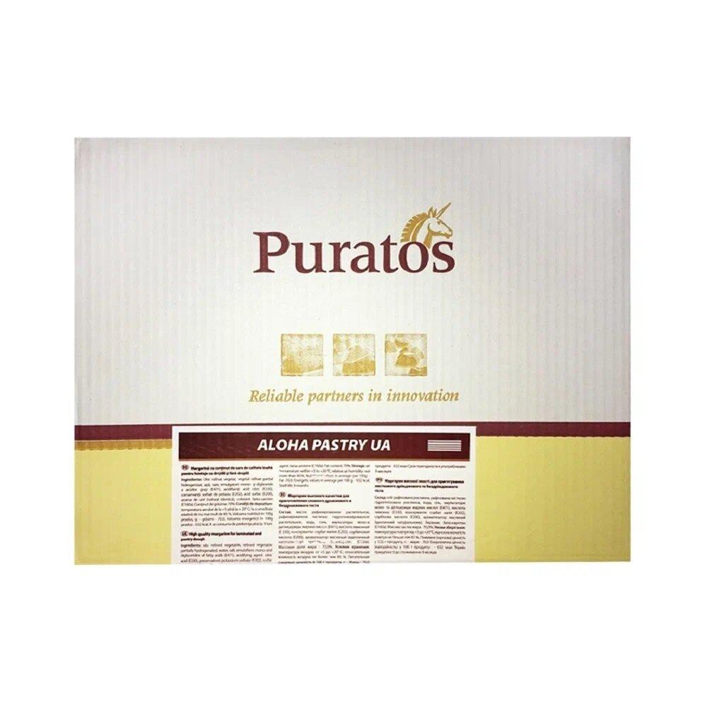 Маргарин Puratos для слоеного теста 80% 10 кг., картон