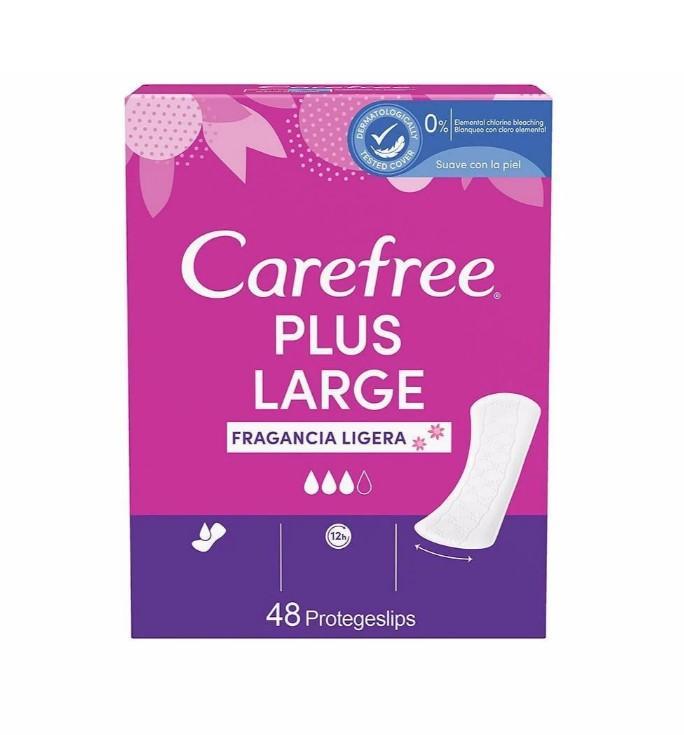 Гигиенические прокладки Carefree Large Plus 48 штук, картон