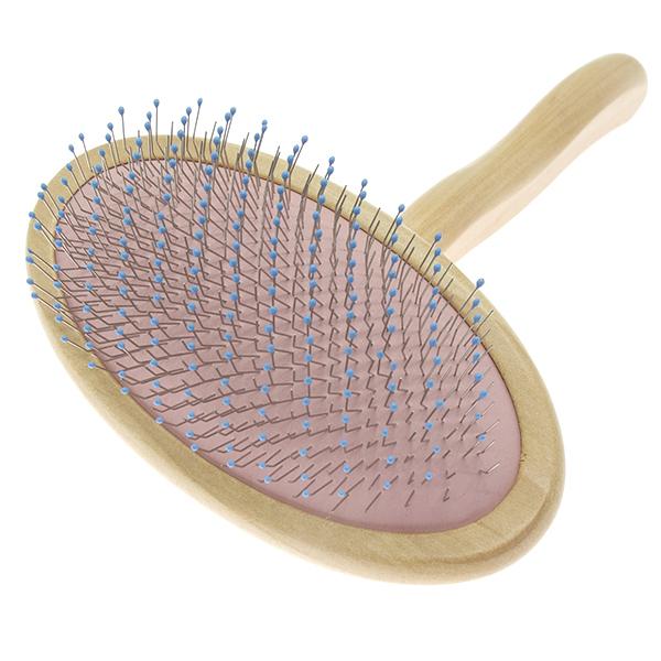 Пуходерка PET BRUSH 12х17см деревянный корпус с каплей, блистер