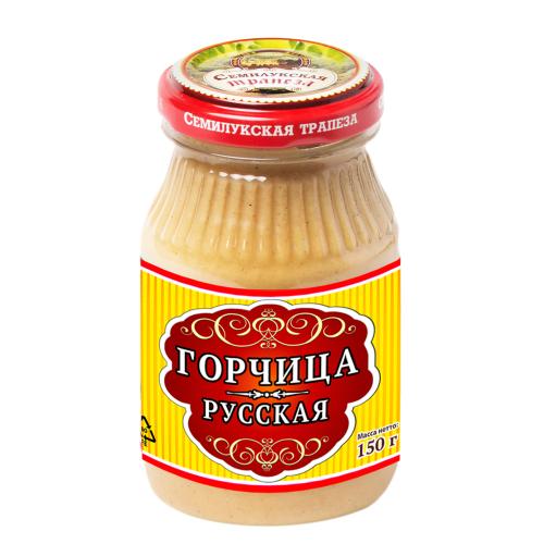 Горчица Семилукская трапеза русская 150 гр., стекло