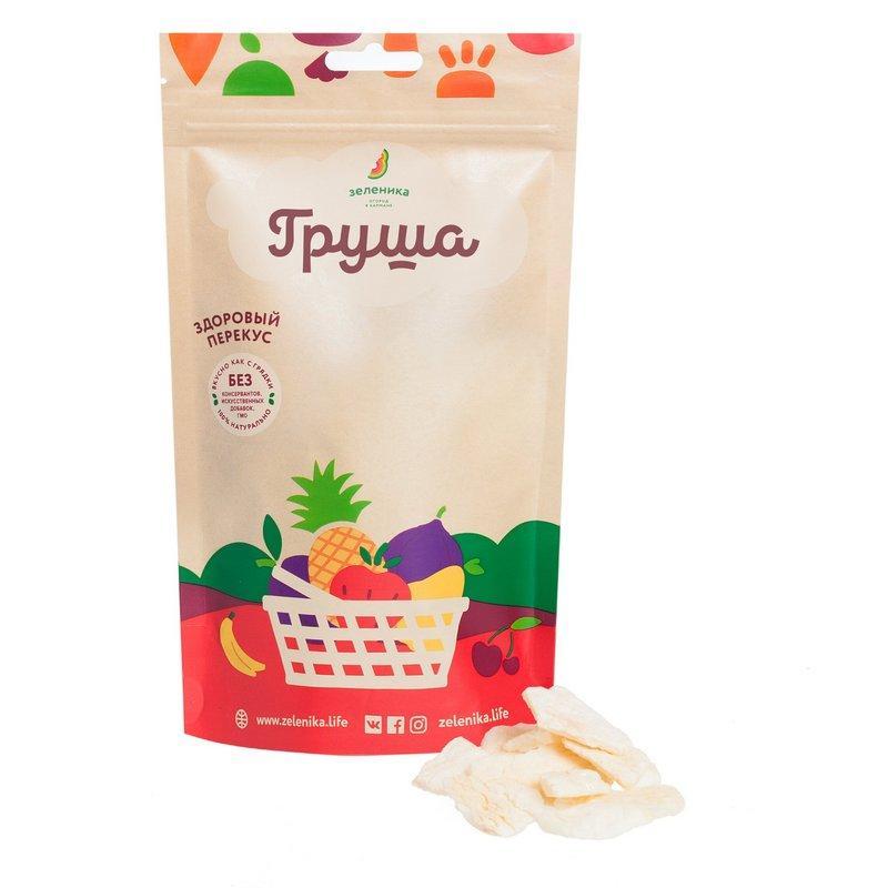 Груша Здоровый перекус, Зеленика, 20 гр., флоу-пак