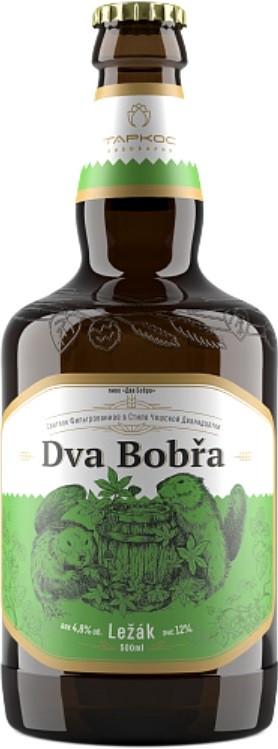Пиво крафтовое светлое Tarkos Dva Bobra 4,8%, 500 мл., стекло