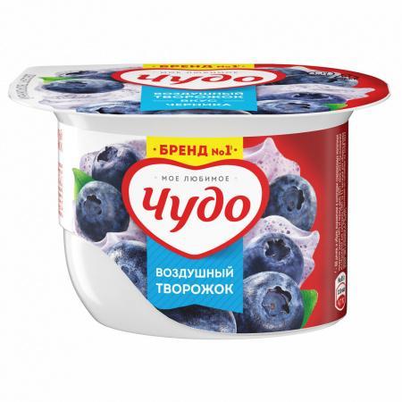 Десерт творожный взбитый Чудо черника 5,8% 85 гр., стакан