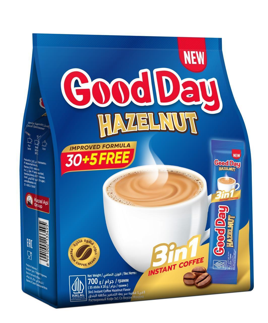 Кофе 3в1 Good Day Лесной орех 20 гр., флоу-пак