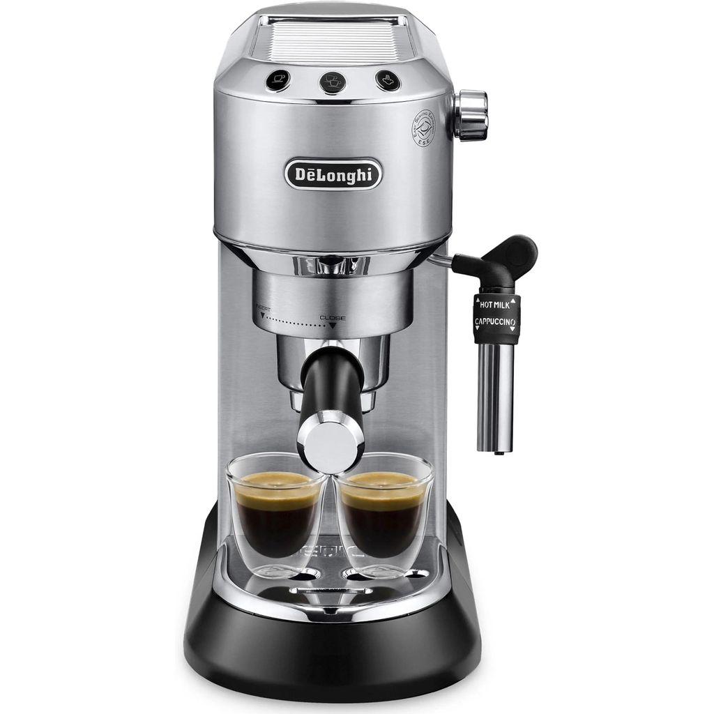Кофеварка DeLonghi EC685.M, рожковая, серебристый /черный