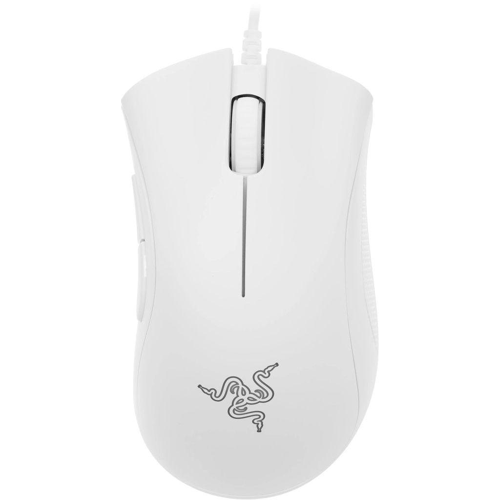Мышь проводная Razer DeathAdder Essential, игровая, оптическая, USB, 6400dpi, белый [rz01-03850200-r3c1]
