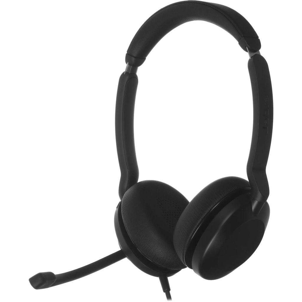 Гарнитура JABRA Evolve2 30 SE, для компьютера/мобильных устройств, накладные, проводные, черный [23189-999-779]