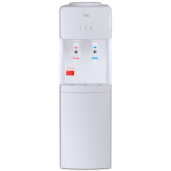 Кулер Ecotronic J21-LCE white-grey напольный, электр, шкафчик 16л, белый с серым