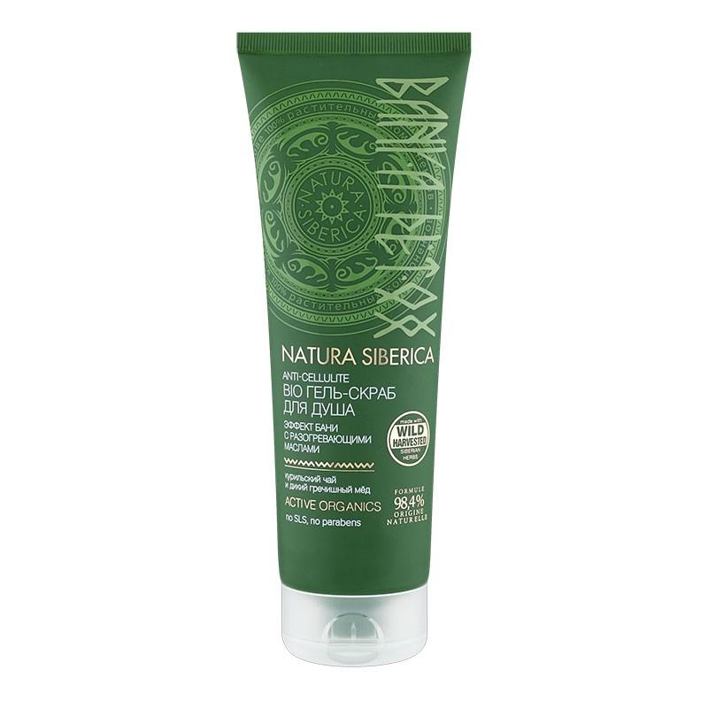 Bio Гель-скраб для душа Natura Siberica Anti-cellulite 200 мл., туба
