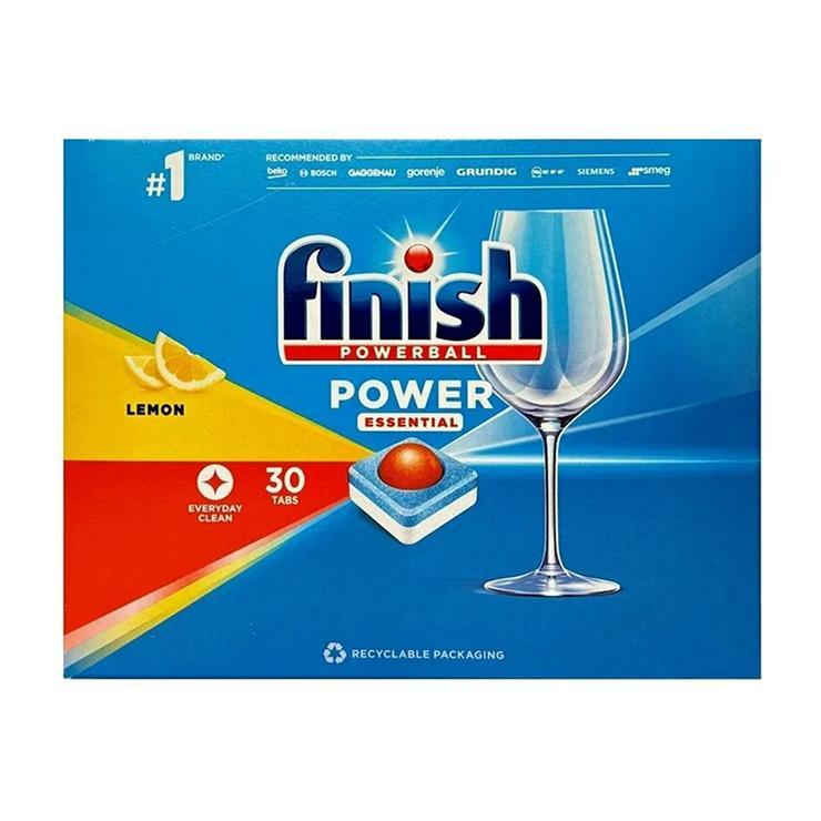 Капсулы для посудомоечной машины Finish Power Essentia лимон 30 шт., картон
