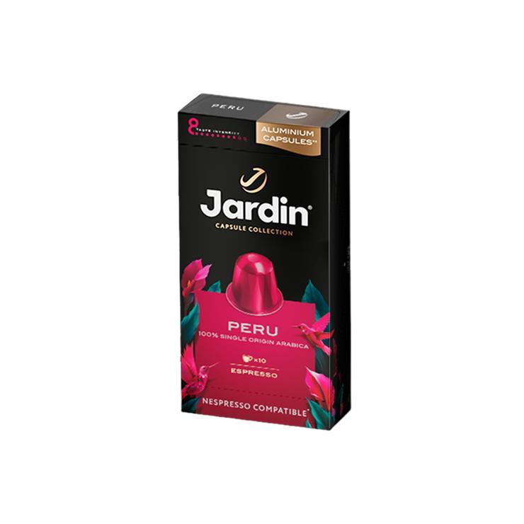 Кофе Jardin peru в капсулах 10 шт., 50 гр., картон