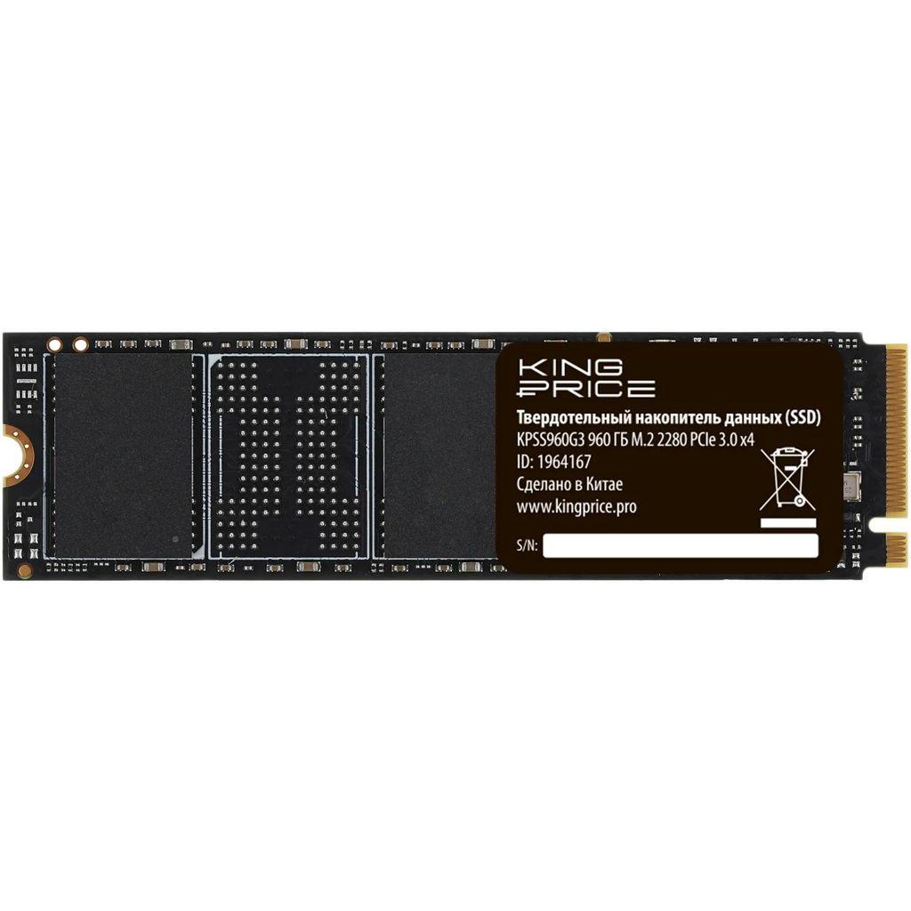 SSD накопитель 960ГБ KINGPRICE KPSS960G3 M.2 2280, PCIe 3.0 x4, NVMe, M.2, rtl