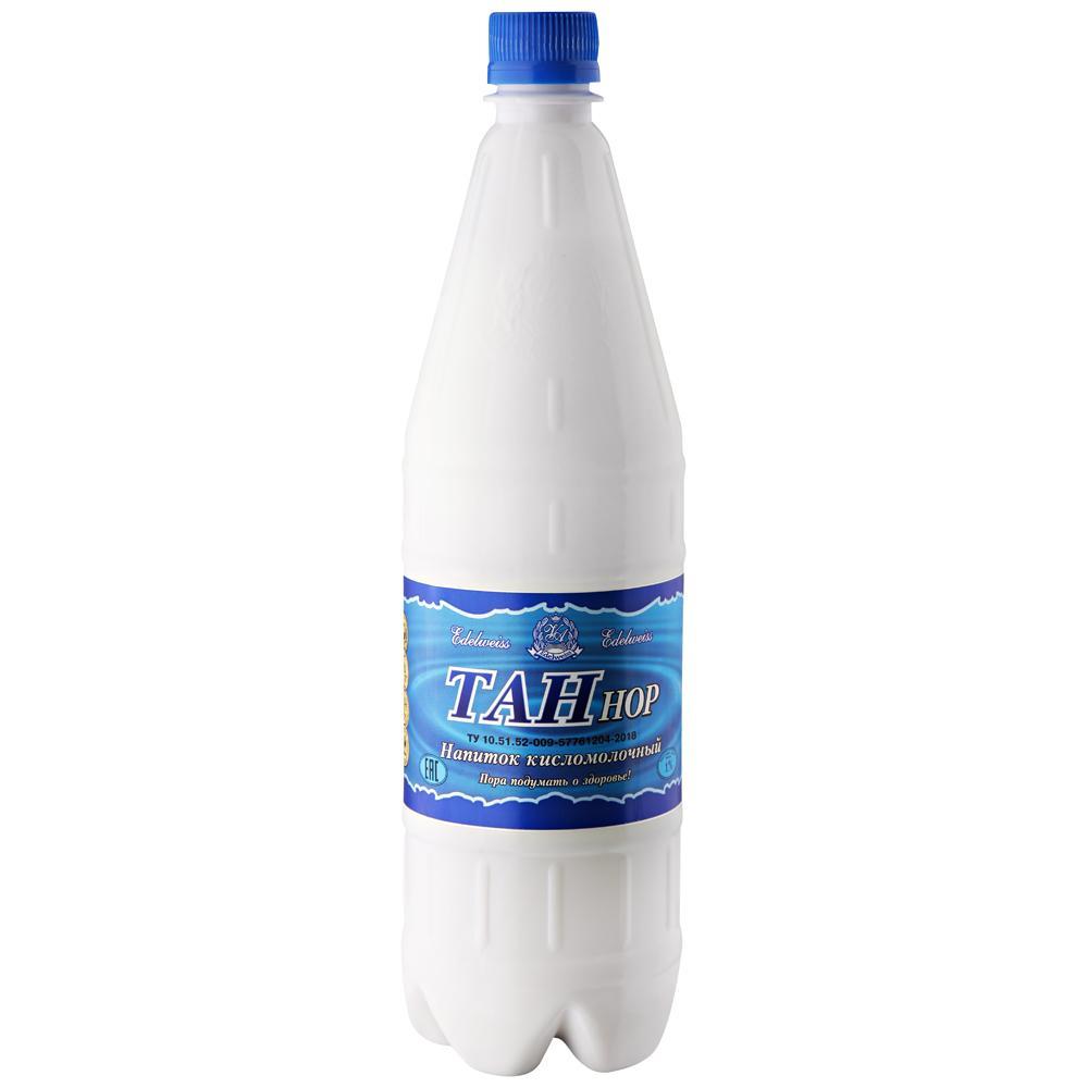 Кисломолочный напиток Тан нор 1% Edelweiss, 1 л., пластиковая бутылка