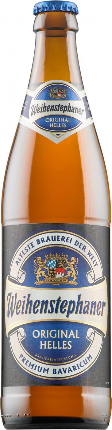 Пиво Weihenstephaner Original Helles, 500 мл., ПЭТ