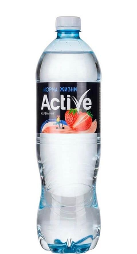 Вода Active клубника 1.5 л., ПЭТ