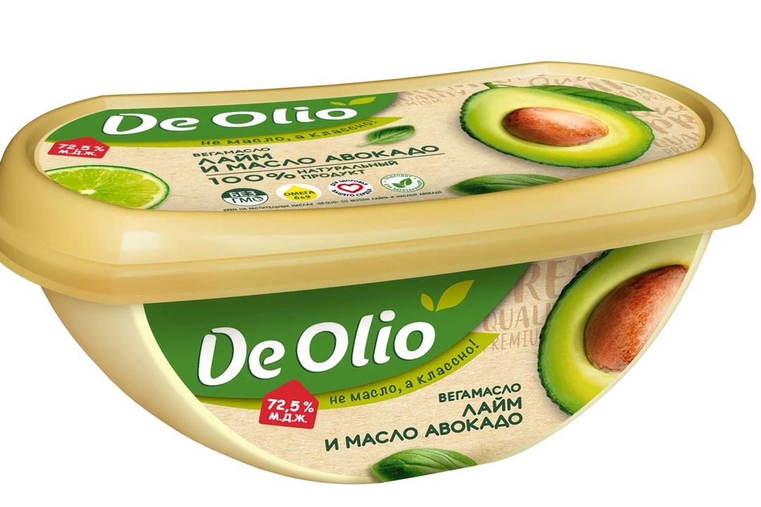 Крем вегамасло De olio 4 масла 72,5% 220 гр., пластиковая упаковка