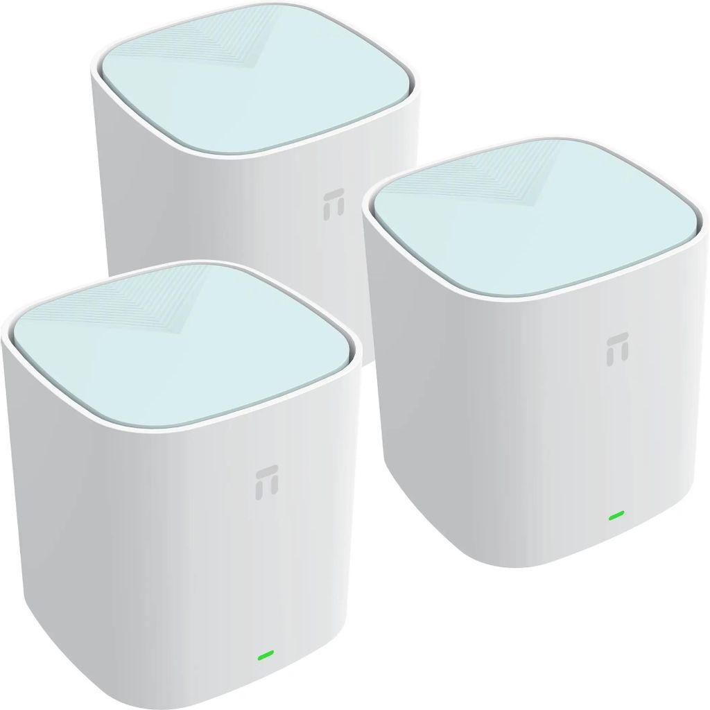 Бесшовный Mesh роутер Netis Neme X30S, Wi-Fi 6, AX3000, 2.4/5ГГц, 2 LAN, белый, 3 шт. в комплекте [neme x30s (3 pack)]