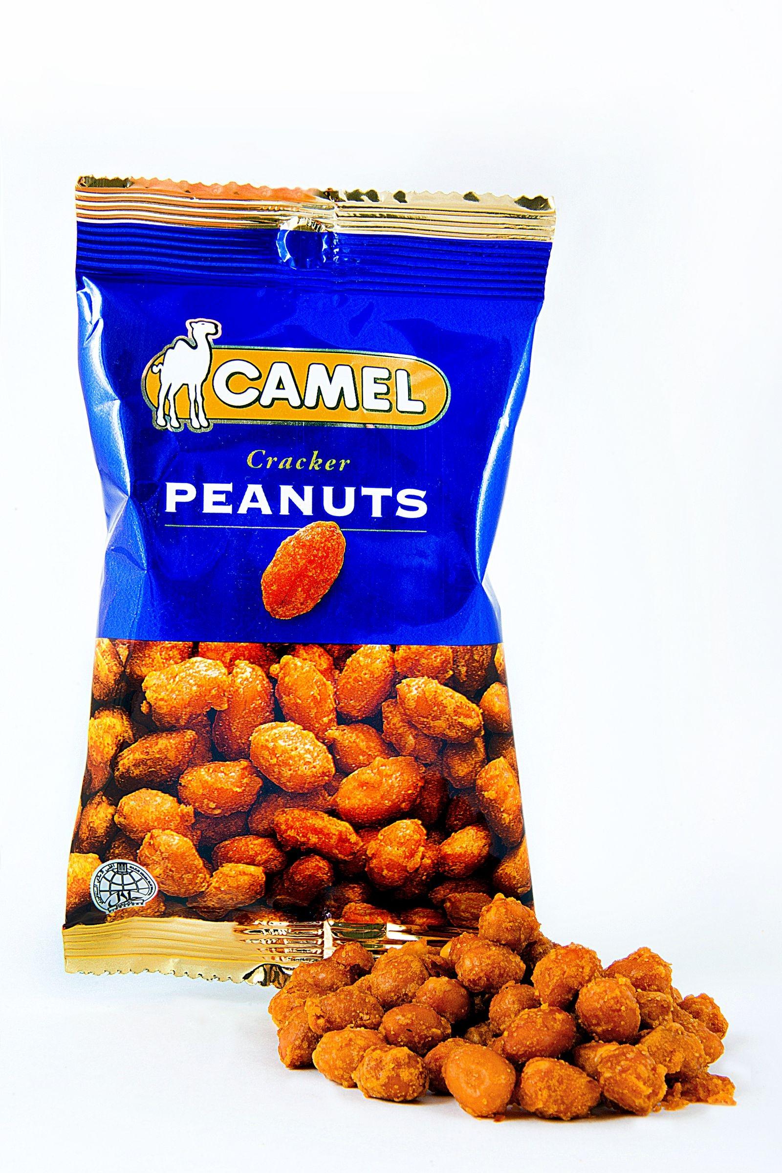 Арахис Camel жареный со специями Cracker Peanuts 40 гр.,флоу-пак