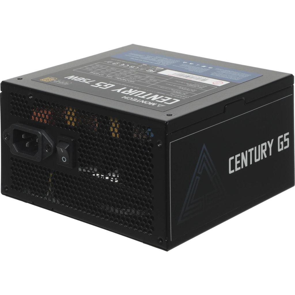 Блок питания MONTECH Century Gold G5, 750Вт, 80 PLUS GOLD, 120мм, черный, retail [century gold g5 750]