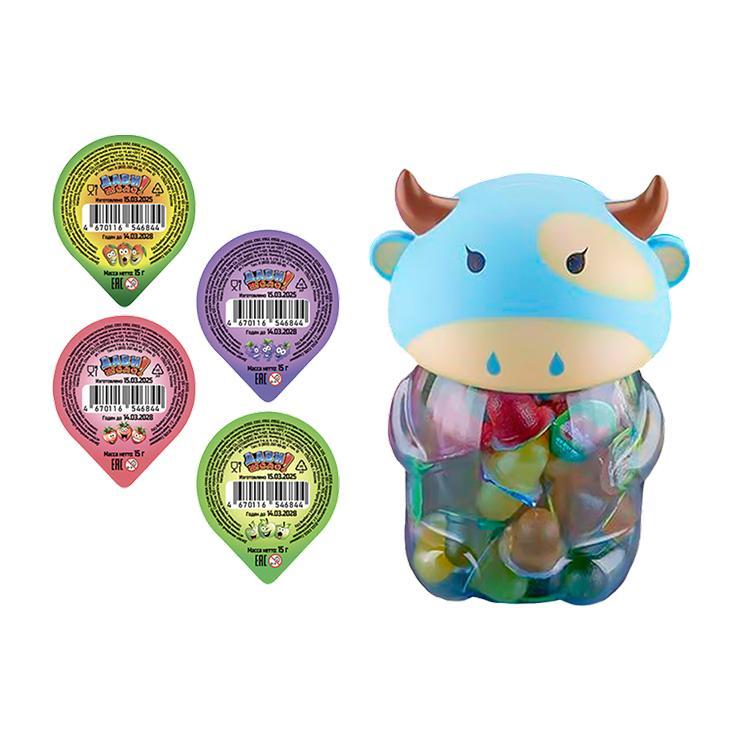 Десерт желейный Fun Candy Lab Дави желе! Бык 15 гр., пластиковая упаковка