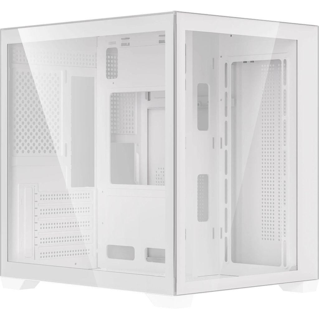 Корпус mATX ACCORD ACC-ZMS03W, Mini-Tower, без БП, белый