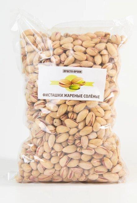 Фисташки Просто Орехи жареные соленые 1 кг., флоу-пак