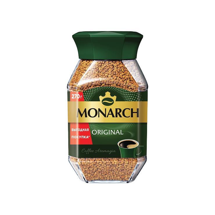 Кофе MONARCH ORIGINAL растворимый сублимированный 6x270г