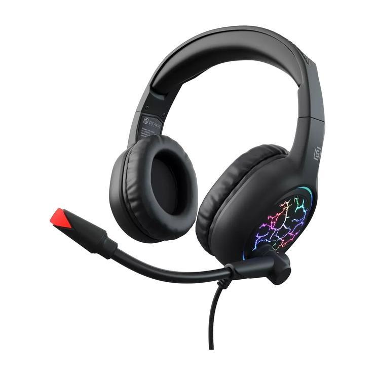 Гарнитура игровая Oklick HS-L930G SNORTER, для компьютера, мониторные, проводные, черный [1192375]