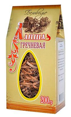Лапша гречневая без глютена, Беловодье, 200 гр., картон