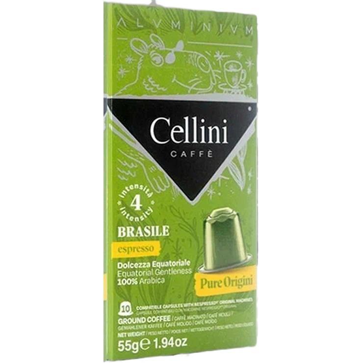 Кофе Cellini Brasile в капсулах 55 гр., картон