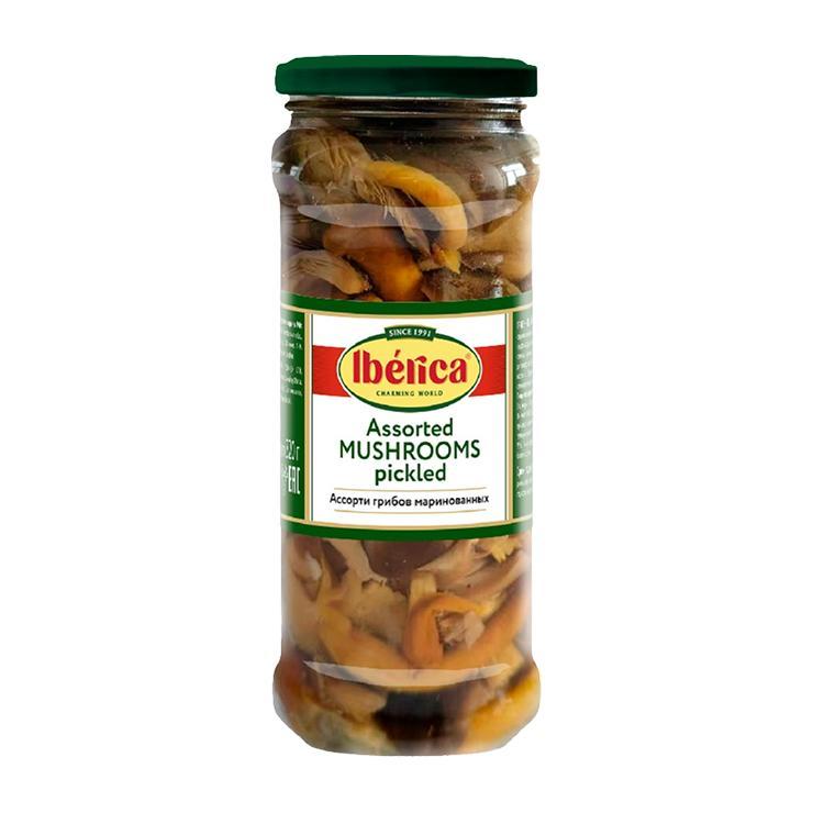 Грибы Iberica ассорти 580 мл., стекло
