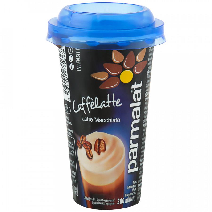 Коктейль Parmalat Латте Маккиато кофейно-молочный, 200 мл., ПЭТ