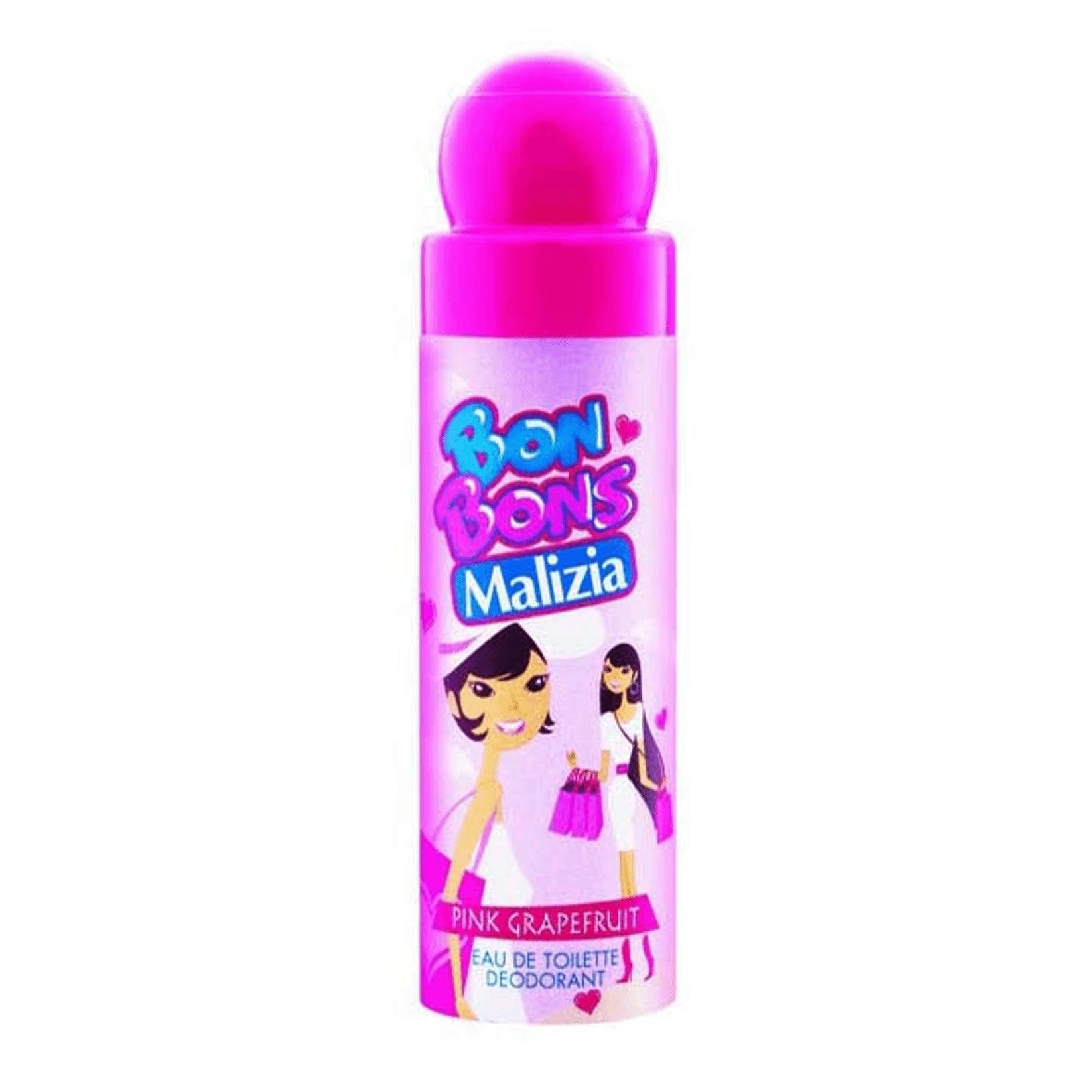 Дезодорант детский Malizia bon bons pink grapefruit, 75 мл., аэрозоль