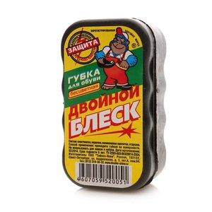 Губка для обуви Двойной блеск бесцветная