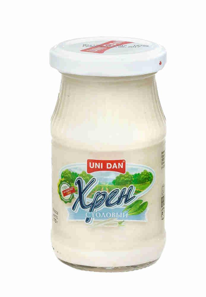 Хрен Uni Dan столовый 170 гр., стекло