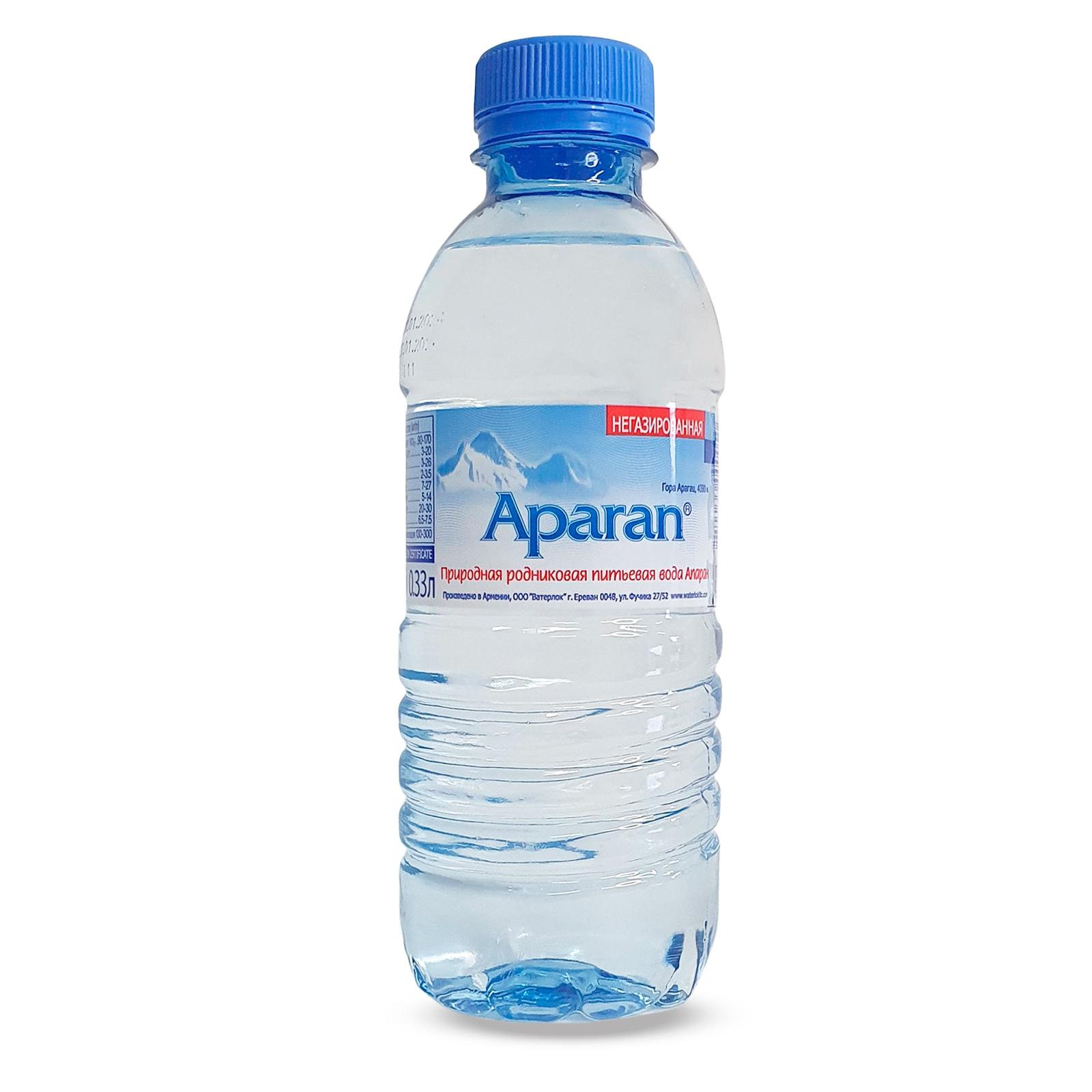 Вода негазированная Aparan природная родниковая 330 мл., ПЭТ