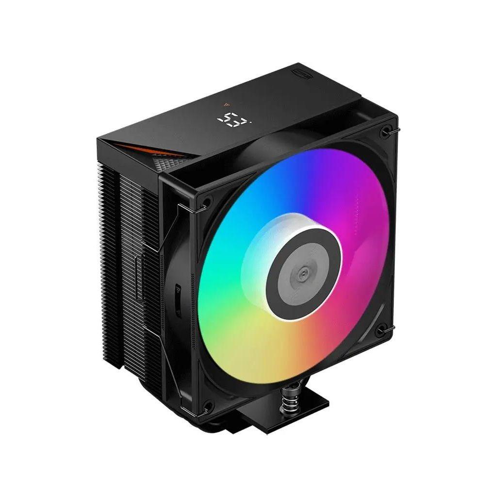 Устройство охлаждения (кулер) PCCOOLER RT500 Digital BK, LCD, 4-pin, ARGB, 120мм, черный, retail [rt500-bkawyl-gl]