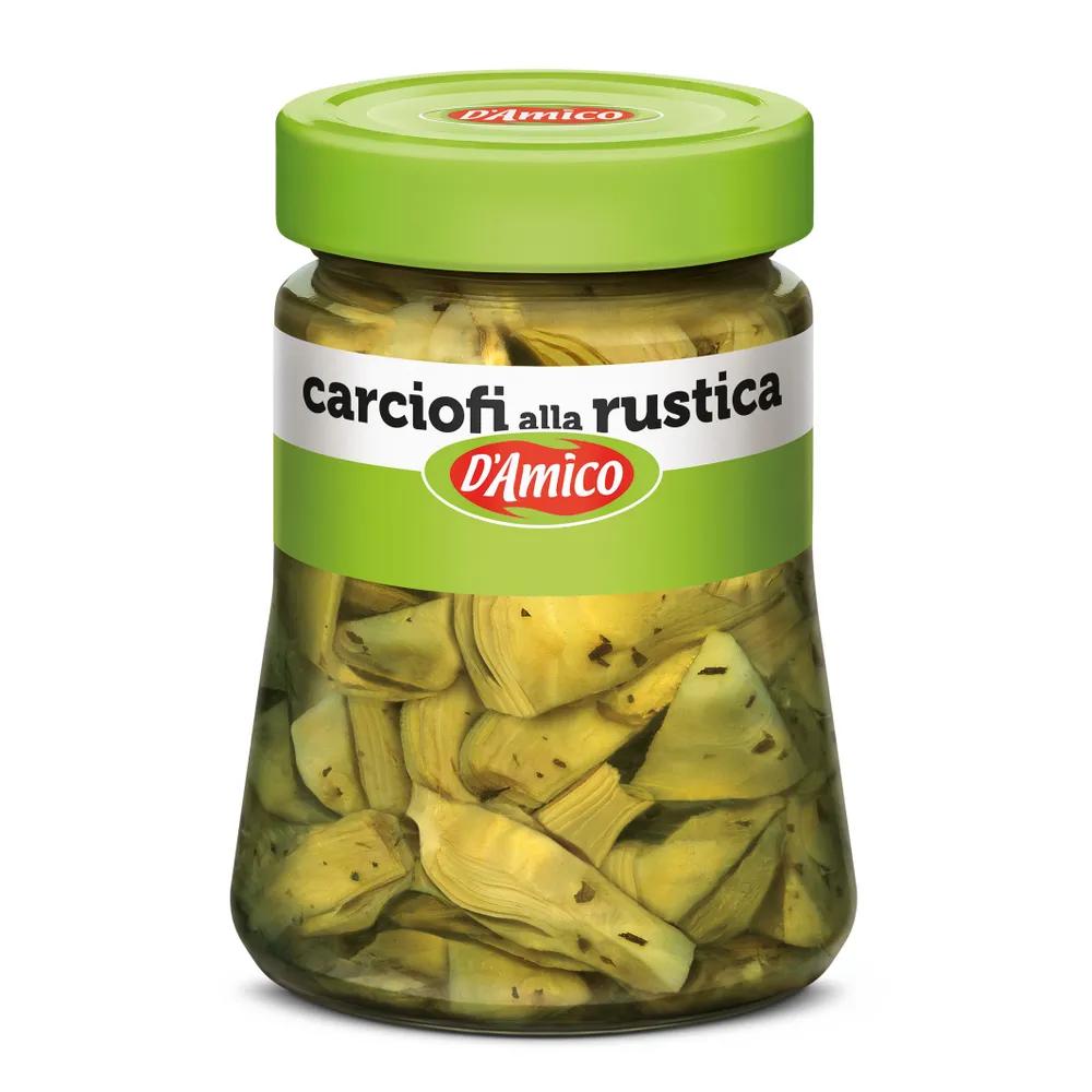 Артишоки D'Amico алла рустика 280 гр., стекло