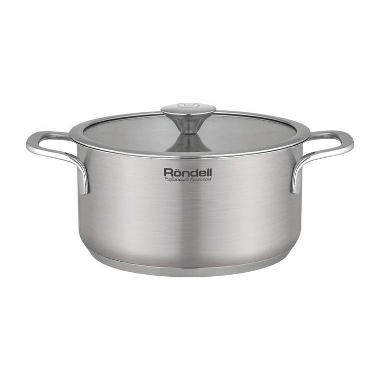 Кастрюля Rondell Modern RDS-1748, нержавеющая сталь, с крышкой 4,8 л., картон